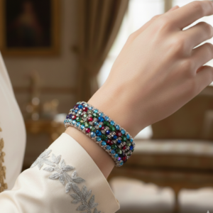 The Sovereign Sapphire Filigree Cuff