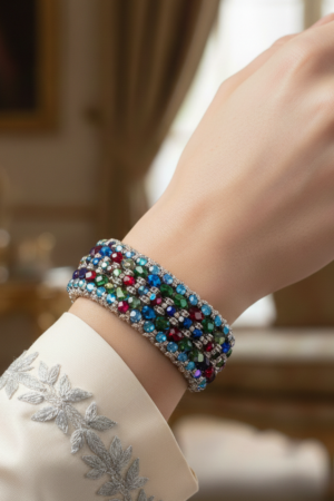The Sovereign Sapphire Filigree Cuff
