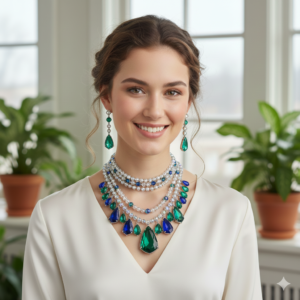 Beads/Stone Necklace