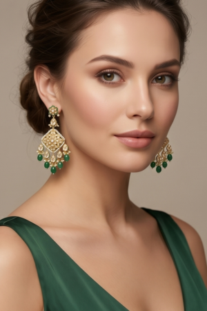 The Imperial Emerald Chandelier Drops