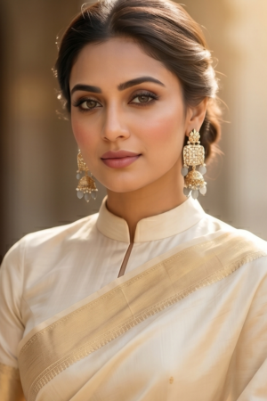 The Noor-E-Sahar Moonstone & Kundan Jhumkas