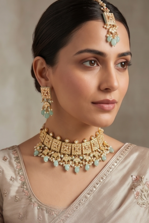 The Mint Empress Choker Set