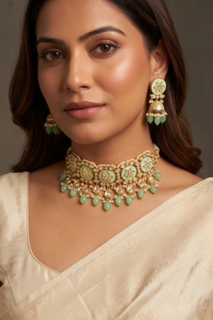 The Noor-un-Nissa Kundan Choker Set
