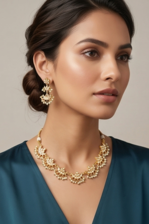 The Lotus Nitya Choker Set