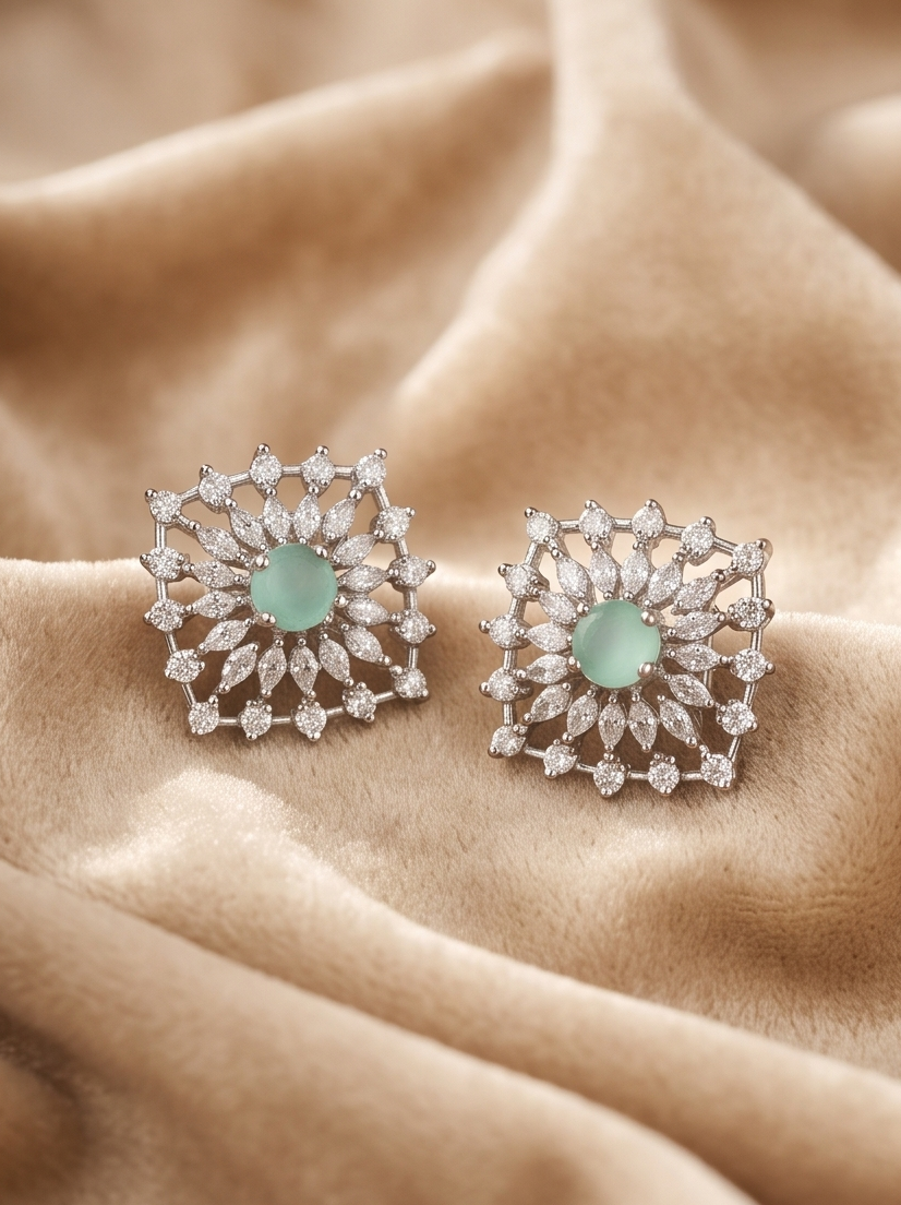 The Mint Aura Halo Studs - Image 3